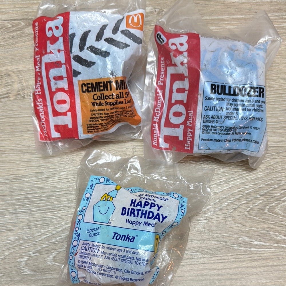 Tonka Happy Meal Toy Set